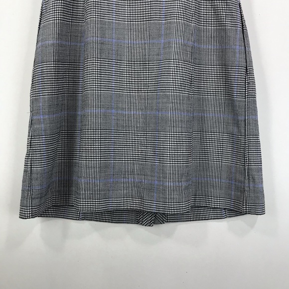 Theory S Easy Snap Wool Plaid Dress - Picture 7 of 10
